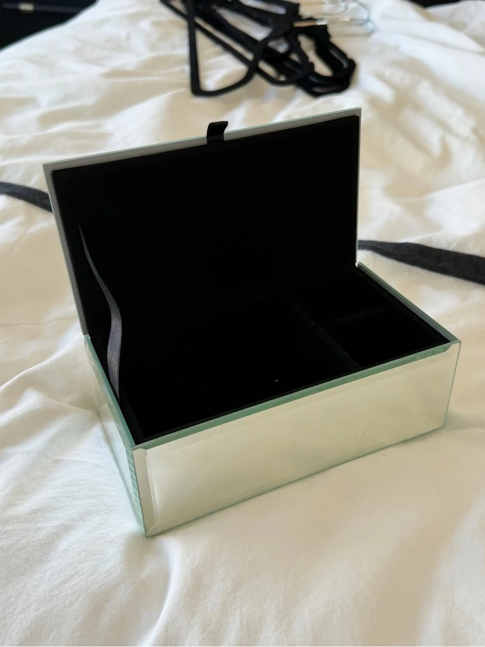 Custom Mirrored “N” Jewelry Organizer